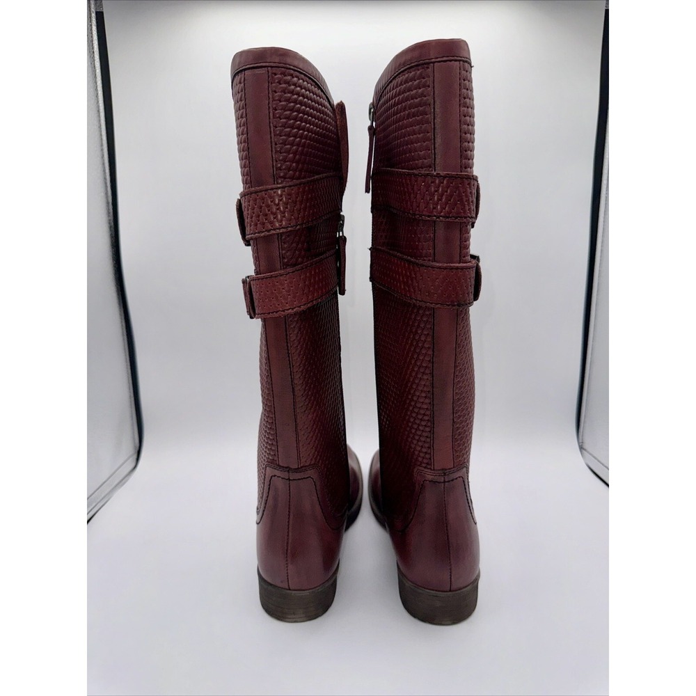 ROAN by Bed Stu Date Riding Boot Women's Size 7.5 Distressed Red Leather - Picture 11 of 14
